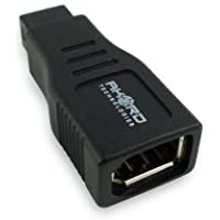 AKORD Adaptador de FireWire 400 a 800 de AKORD - De Puerto (Hembra) de 6 Pines a Conector FireWire 800 (Macho) de 9…